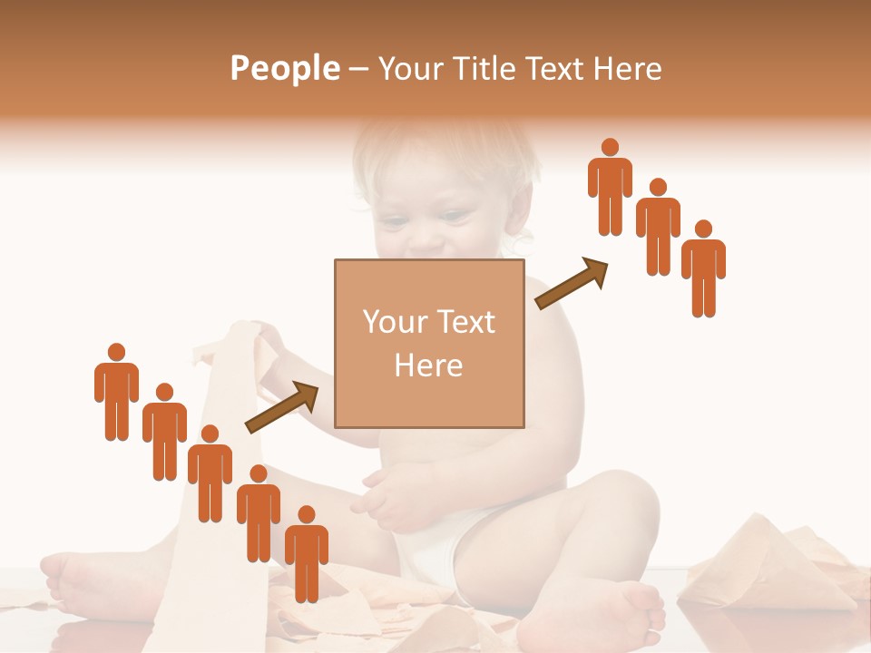 Isolated Toilet Childhood PowerPoint Template