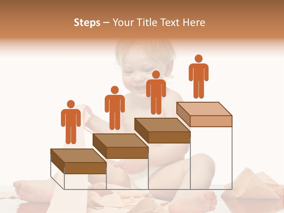 Isolated Toilet Childhood PowerPoint Template