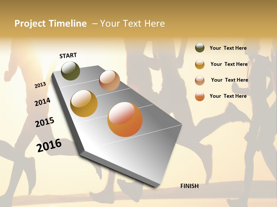 Lope Race Highly PowerPoint Template
