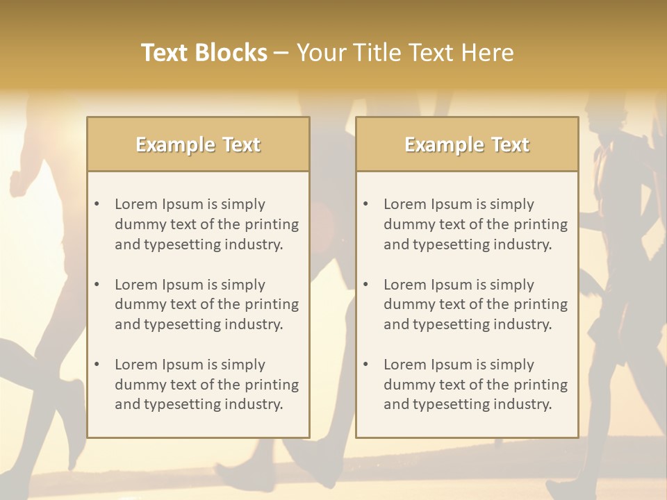 Lope Race Highly PowerPoint Template