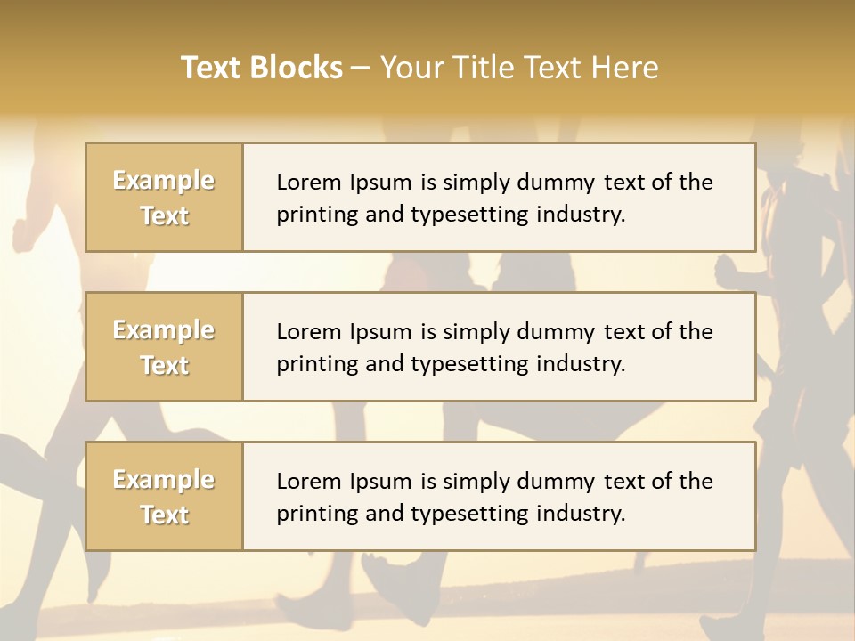 Lope Race Highly PowerPoint Template