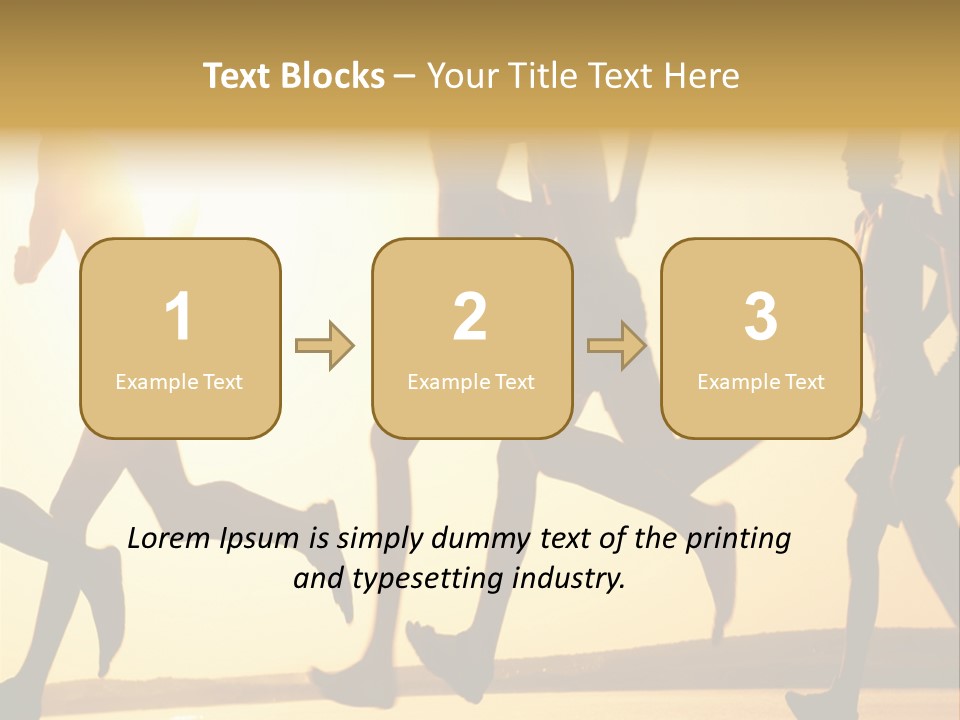 Lope Race Highly PowerPoint Template