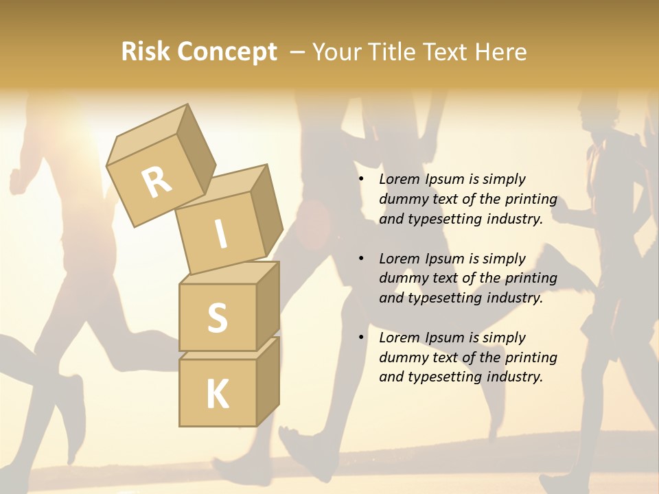 Lope Race Highly PowerPoint Template