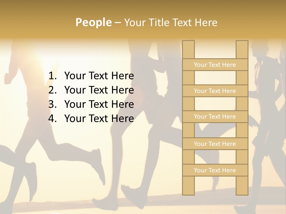 Lope Race Highly PowerPoint Template