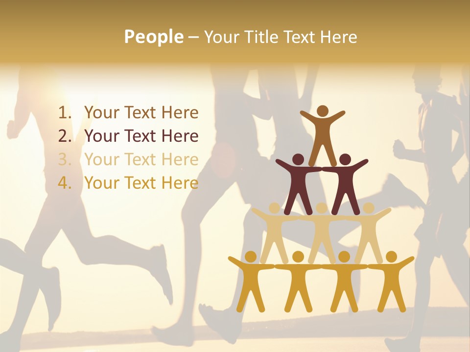 Lope Race Highly PowerPoint Template