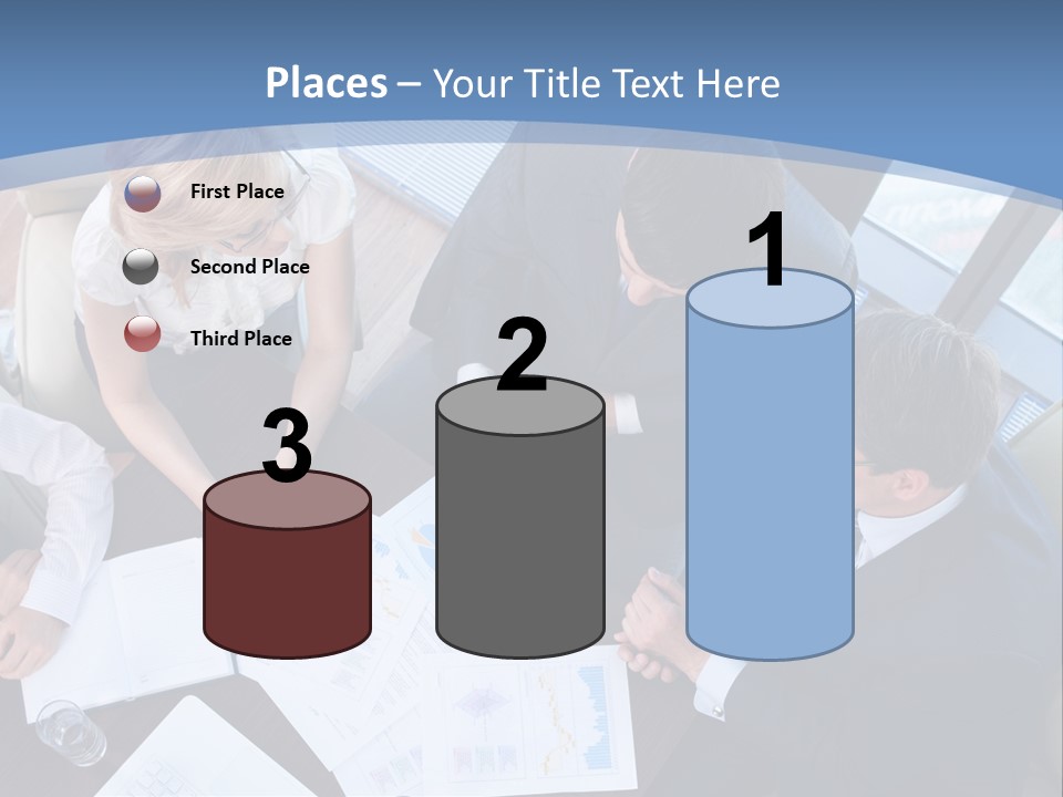 Person Financial Teamwork PowerPoint Template