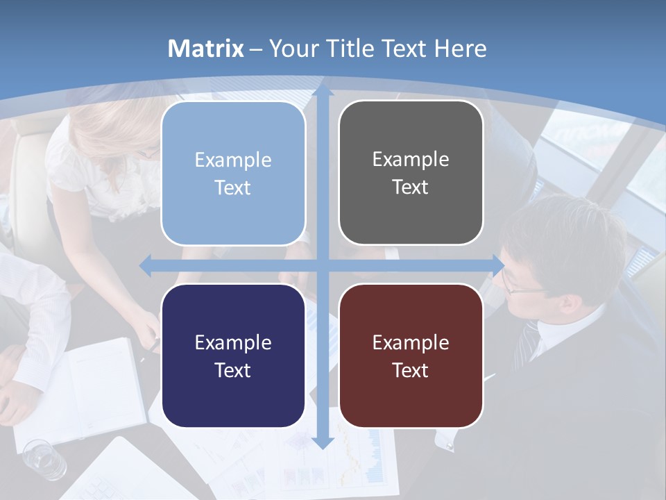Person Financial Teamwork PowerPoint Template