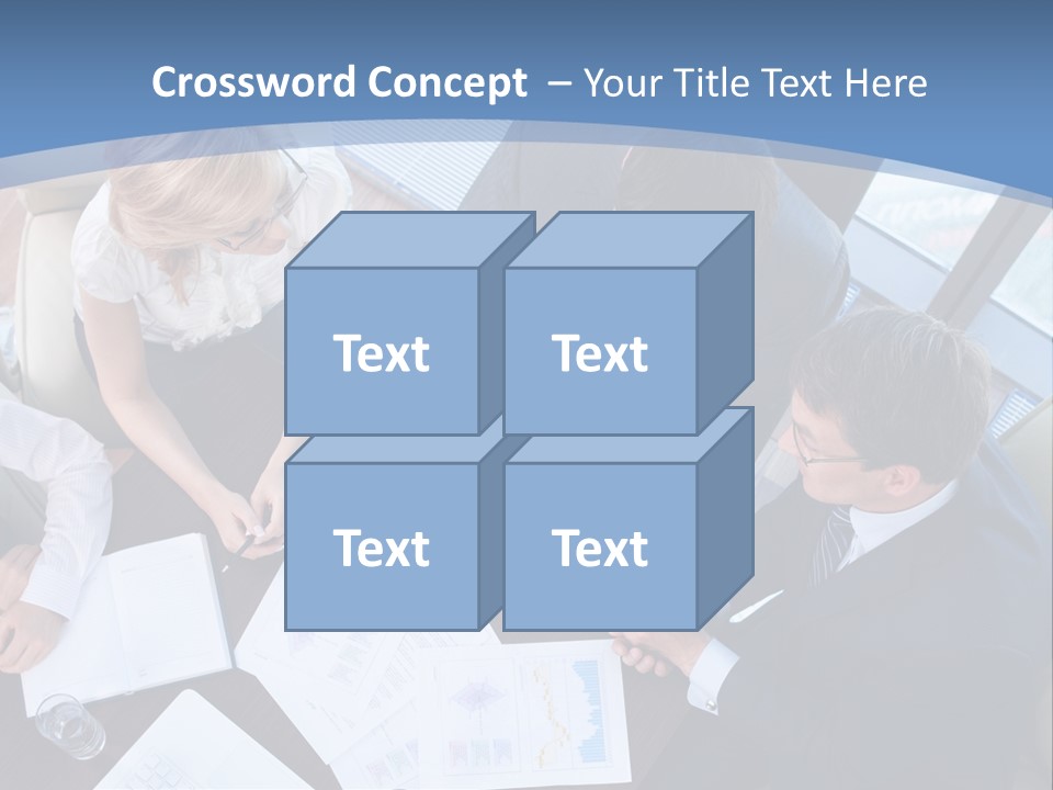 Person Financial Teamwork PowerPoint Template