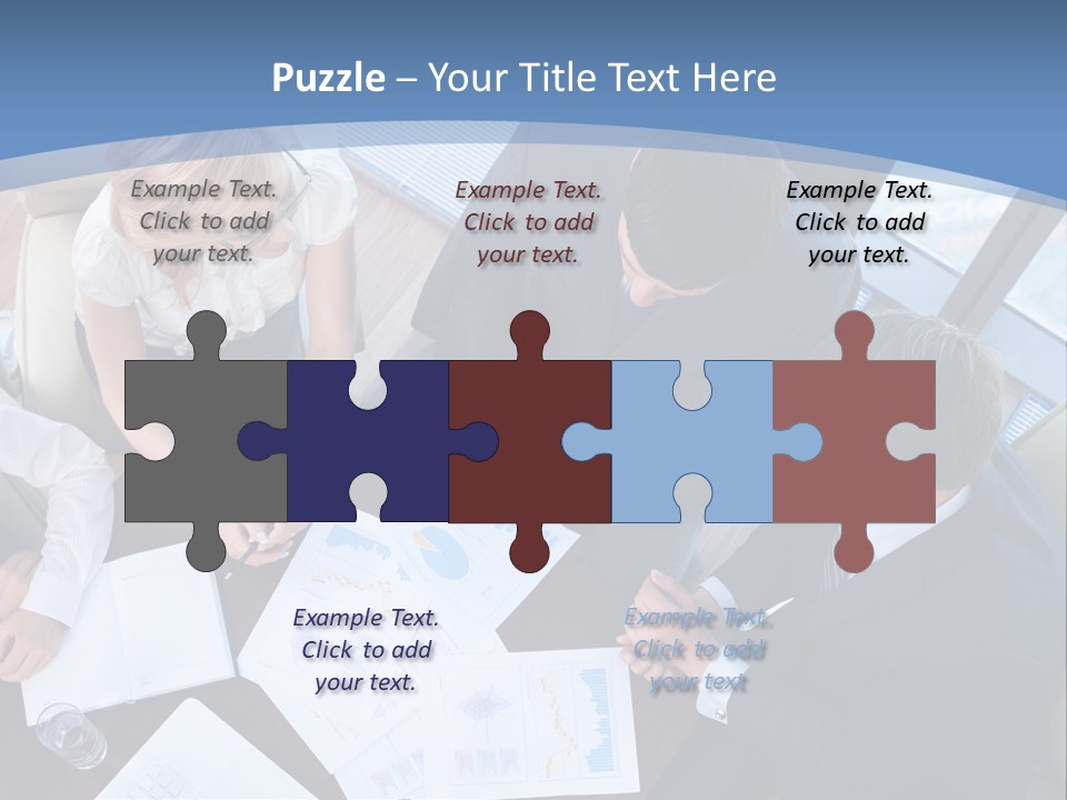 Person Financial Teamwork PowerPoint Template