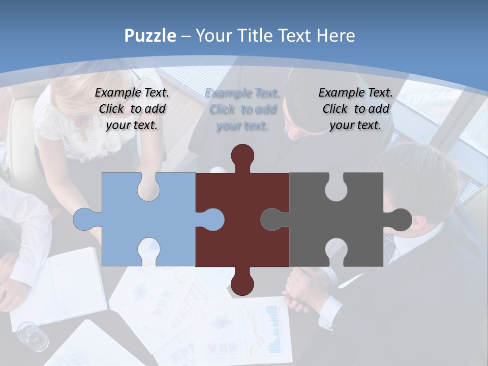 Person Financial Teamwork PowerPoint Template