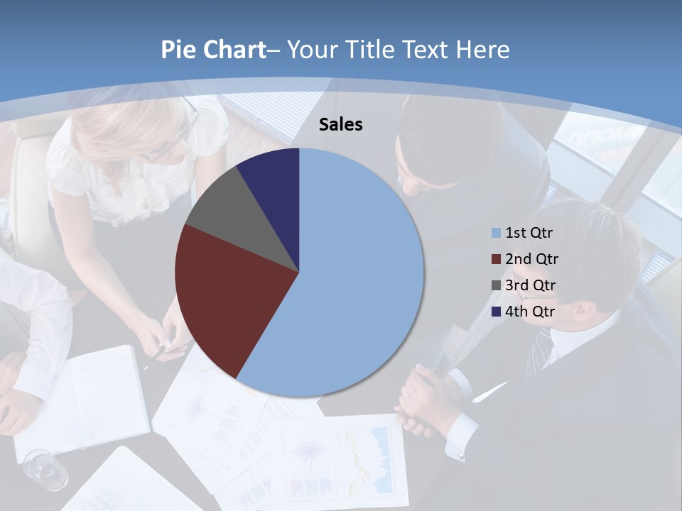 Person Financial Teamwork PowerPoint Template