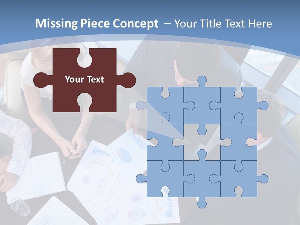 Person Financial Teamwork PowerPoint Template