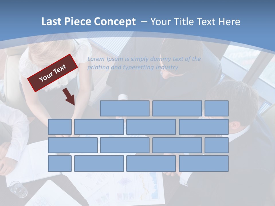 Person Financial Teamwork PowerPoint Template