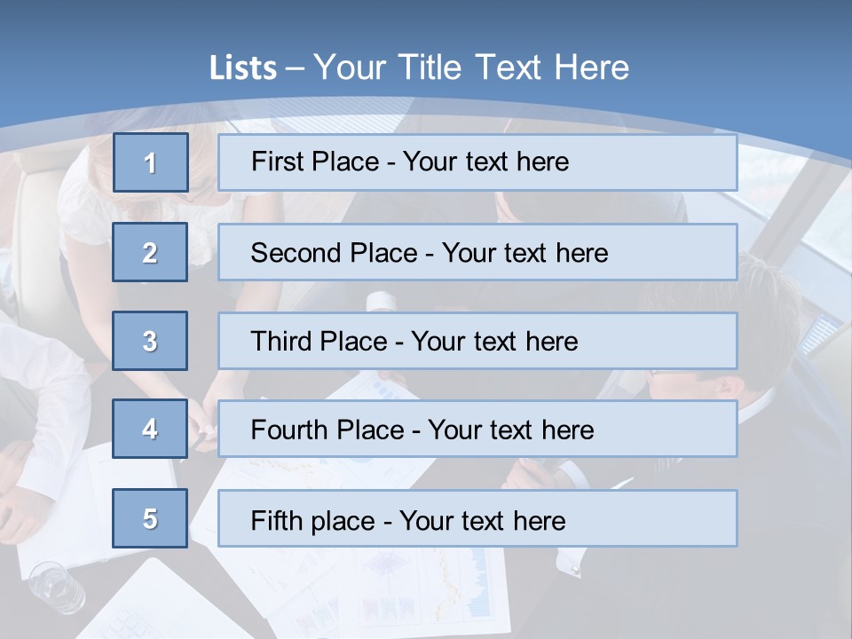 Person Financial Teamwork PowerPoint Template
