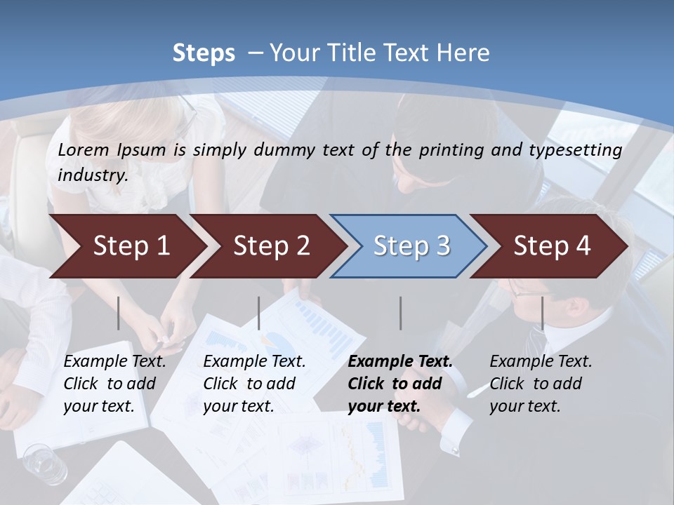 Person Financial Teamwork PowerPoint Template