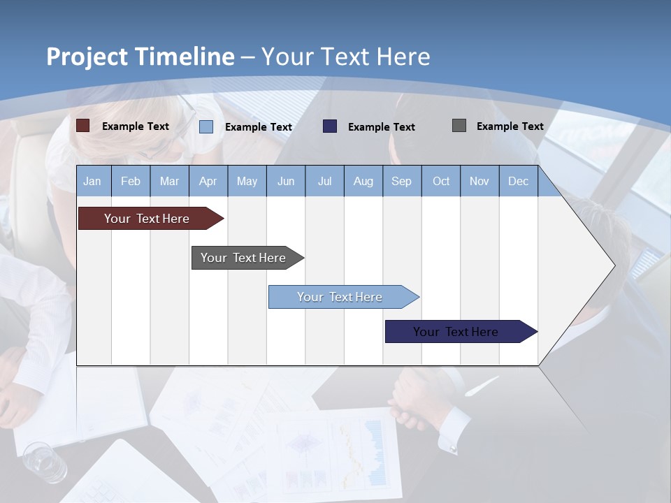 Person Financial Teamwork PowerPoint Template