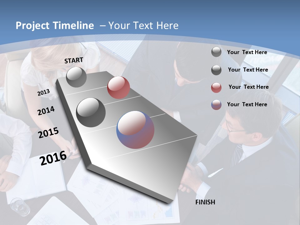 Person Financial Teamwork PowerPoint Template
