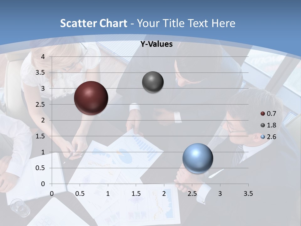 Person Financial Teamwork PowerPoint Template