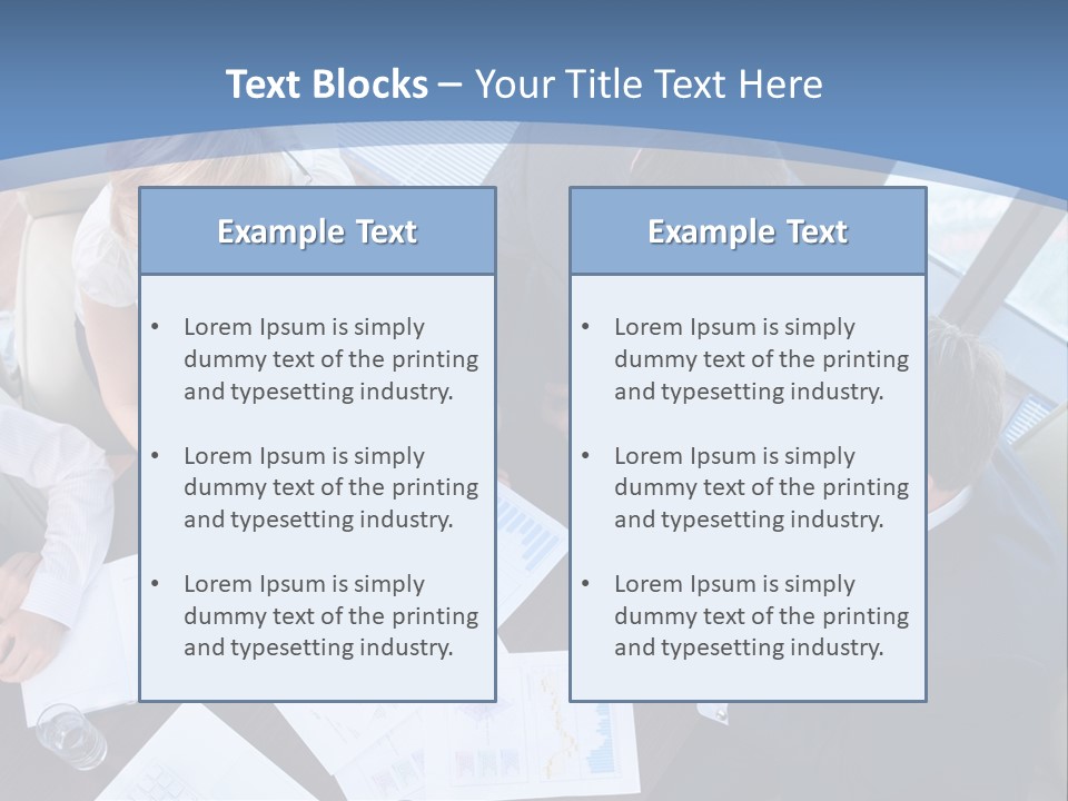 Person Financial Teamwork PowerPoint Template