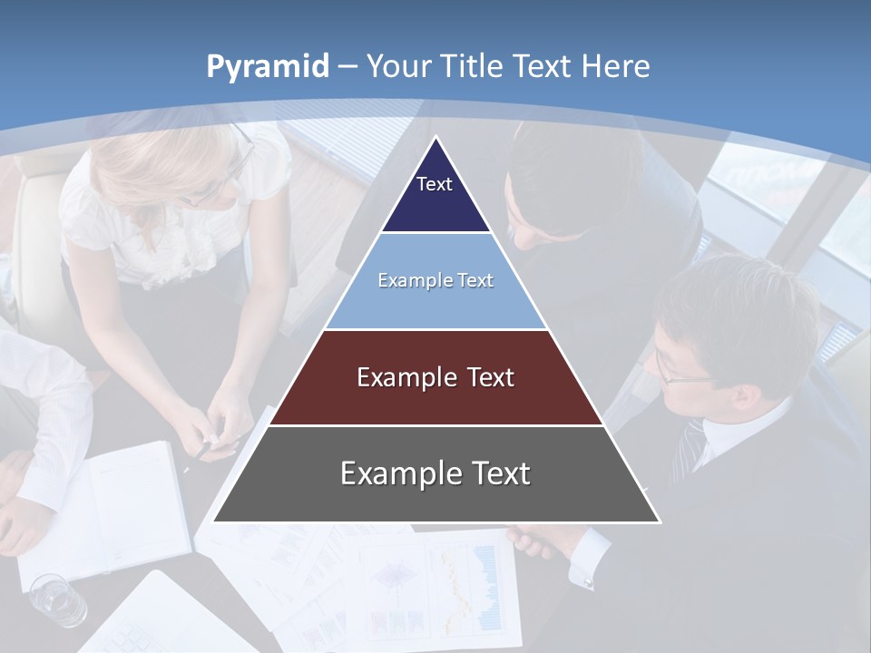 Person Financial Teamwork PowerPoint Template