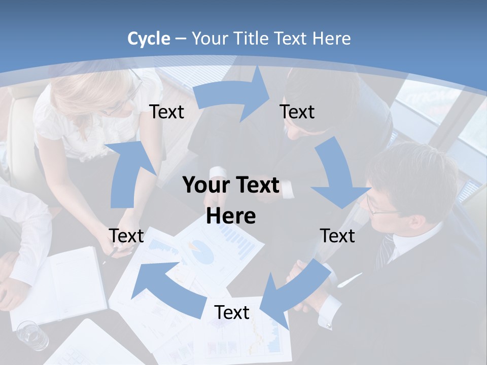 Person Financial Teamwork PowerPoint Template