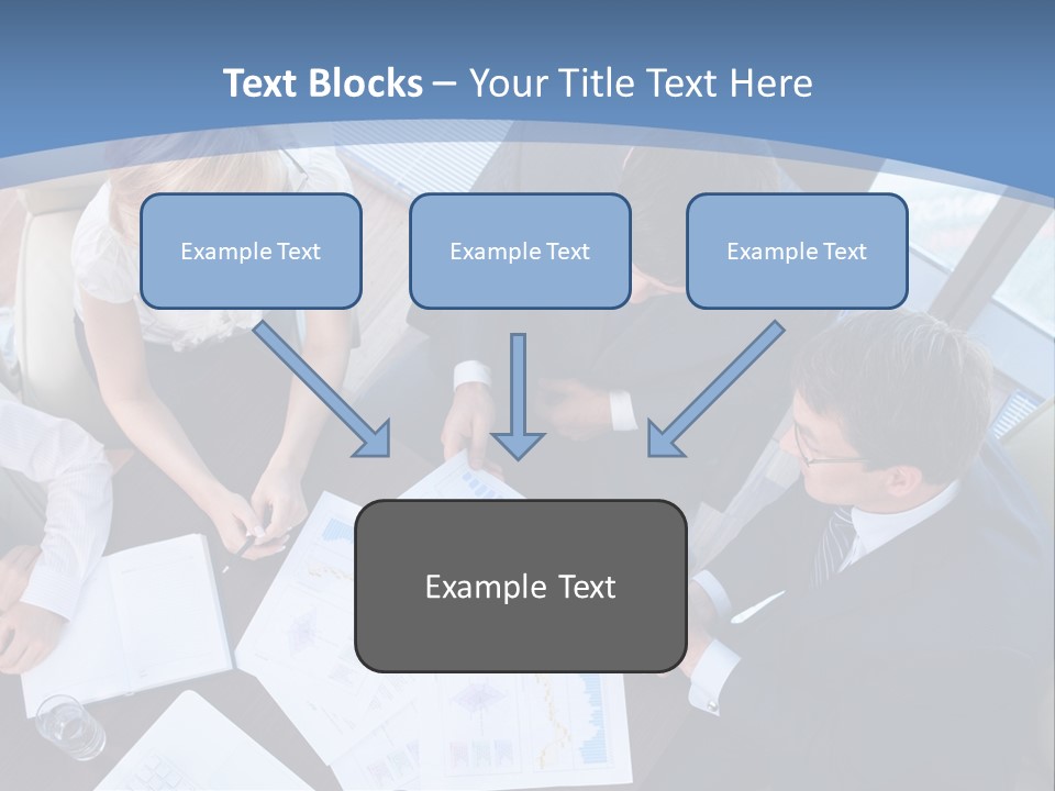 Person Financial Teamwork PowerPoint Template