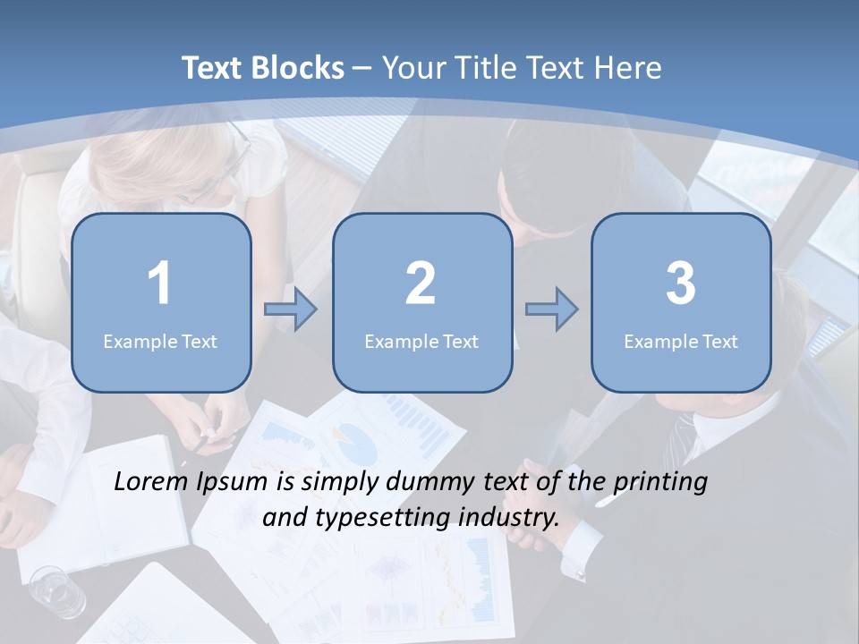 Person Financial Teamwork PowerPoint Template