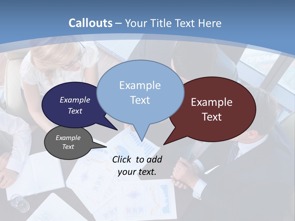 Person Financial Teamwork PowerPoint Template