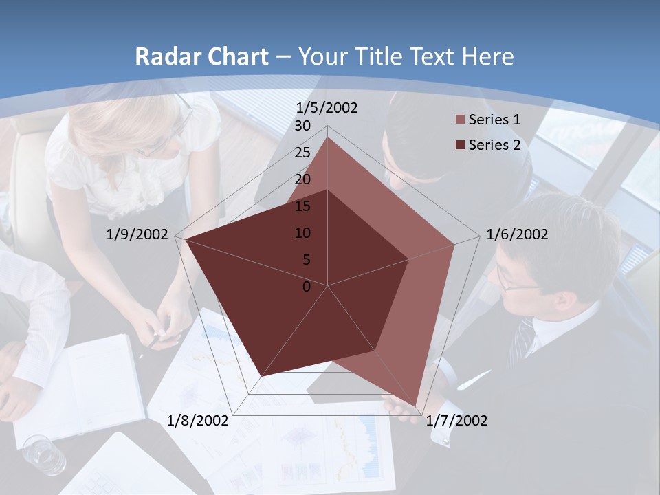 Person Financial Teamwork PowerPoint Template