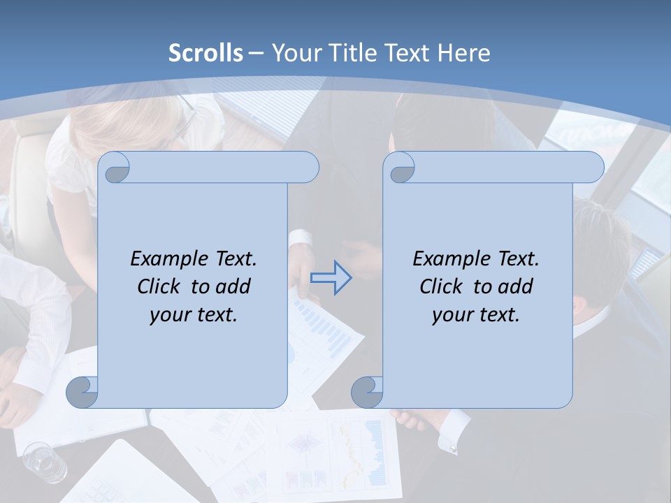 Person Financial Teamwork PowerPoint Template