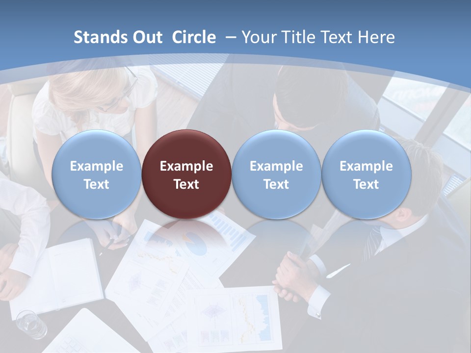 Person Financial Teamwork PowerPoint Template