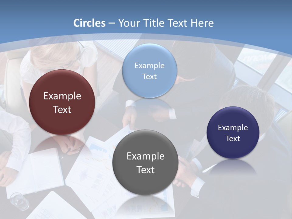 Person Financial Teamwork PowerPoint Template