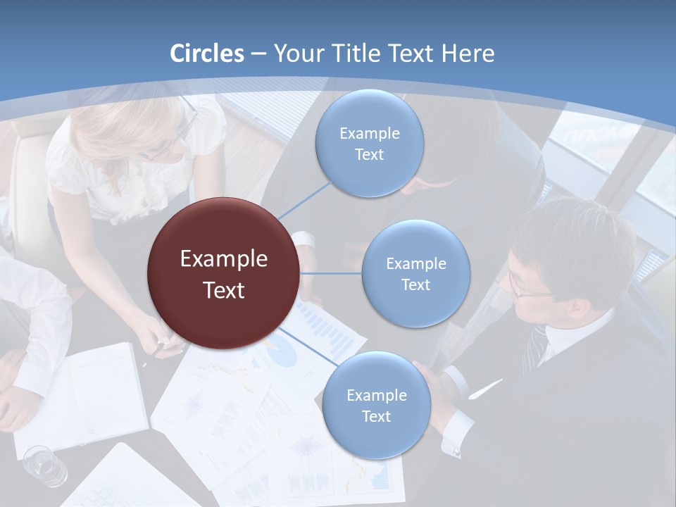 Person Financial Teamwork PowerPoint Template
