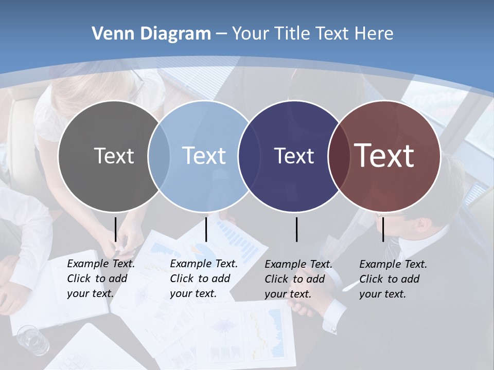 Person Financial Teamwork PowerPoint Template
