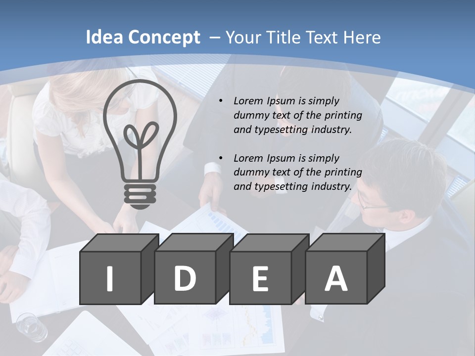 Person Financial Teamwork PowerPoint Template