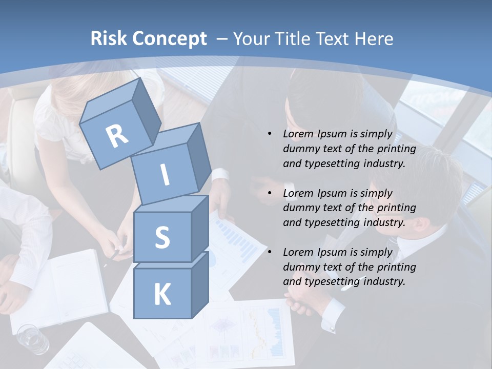 Person Financial Teamwork PowerPoint Template