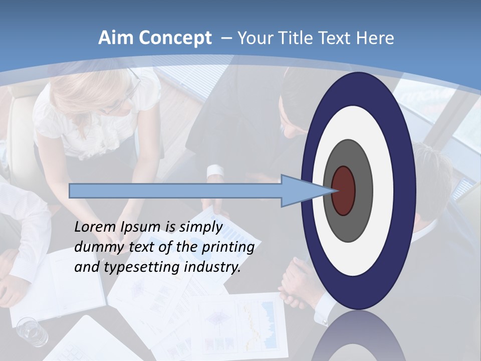 Person Financial Teamwork PowerPoint Template