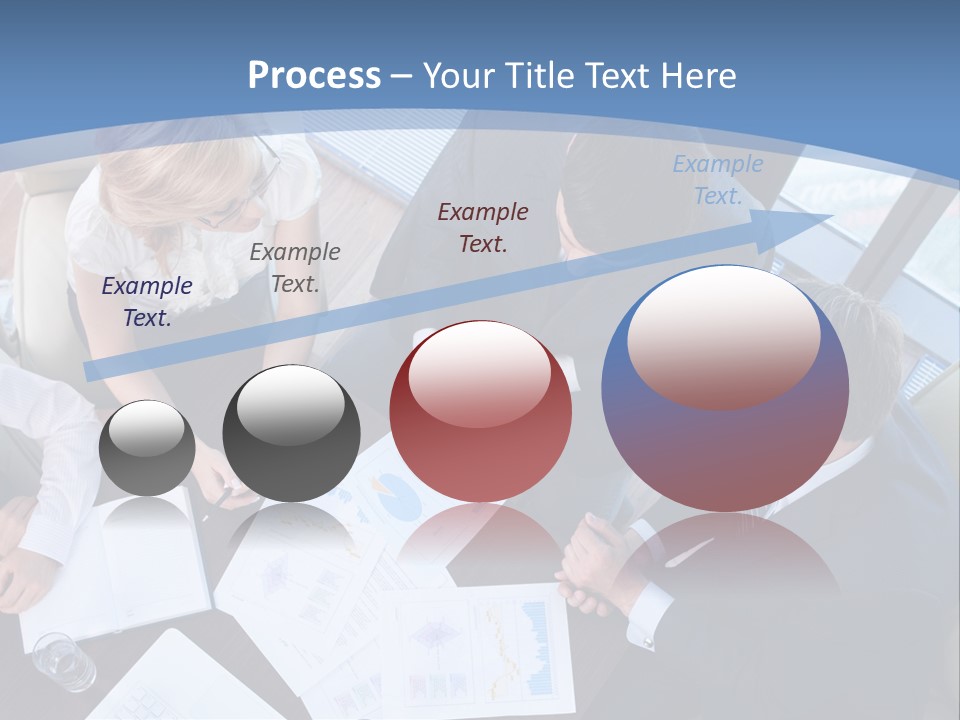 Person Financial Teamwork PowerPoint Template