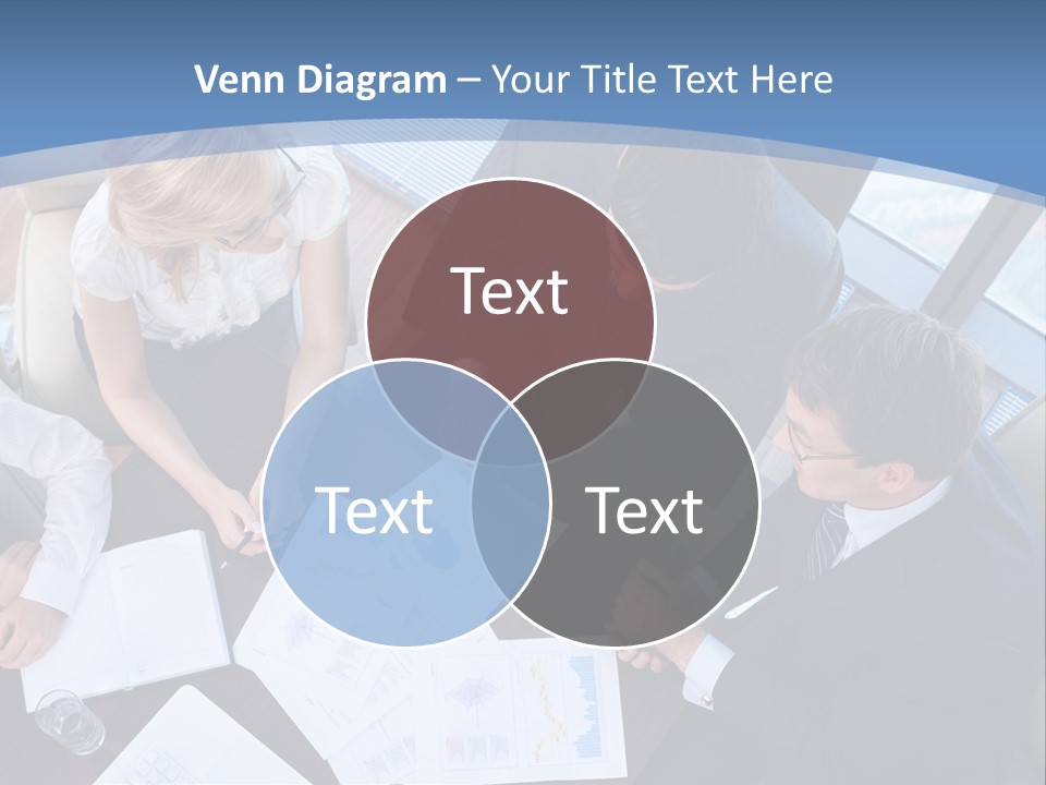 Person Financial Teamwork PowerPoint Template