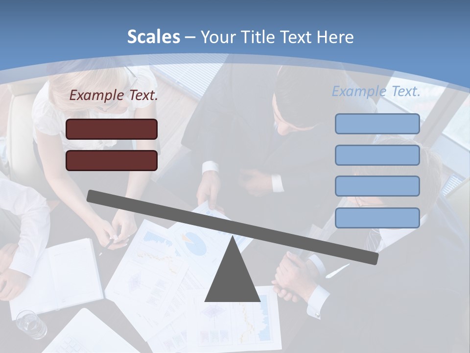 Person Financial Teamwork PowerPoint Template