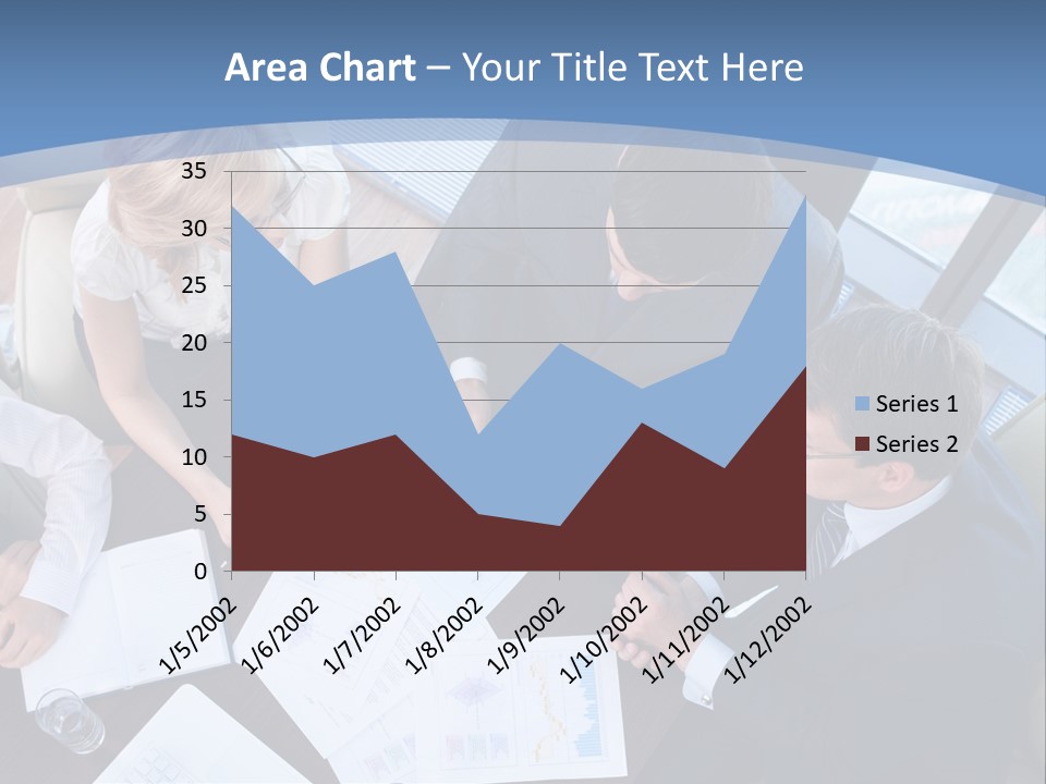 Person Financial Teamwork PowerPoint Template
