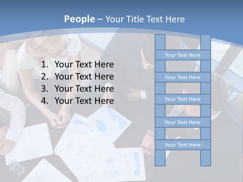 Person Financial Teamwork PowerPoint Template