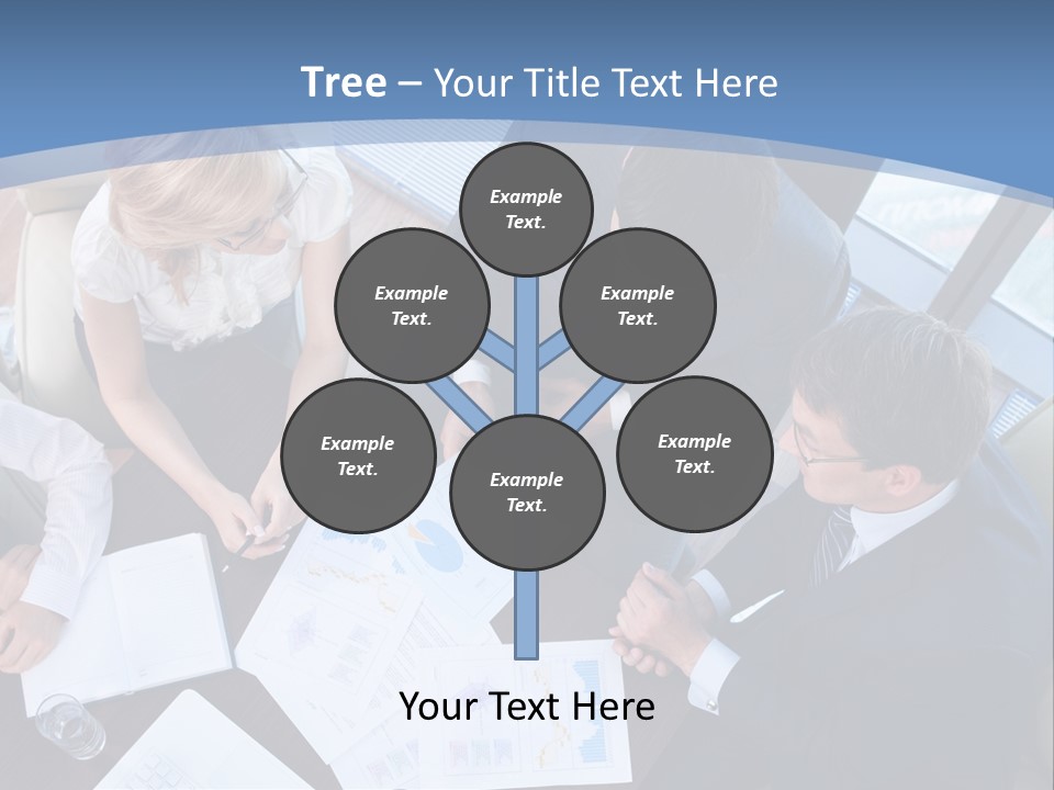 Person Financial Teamwork PowerPoint Template