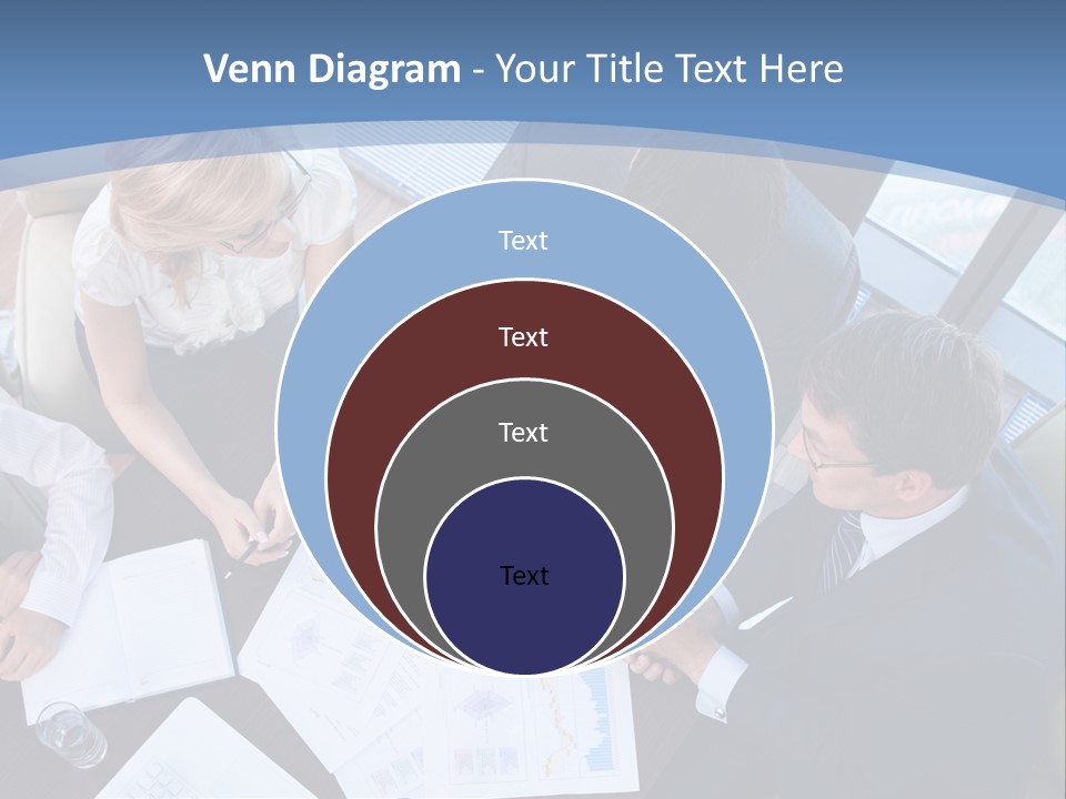 Person Financial Teamwork PowerPoint Template