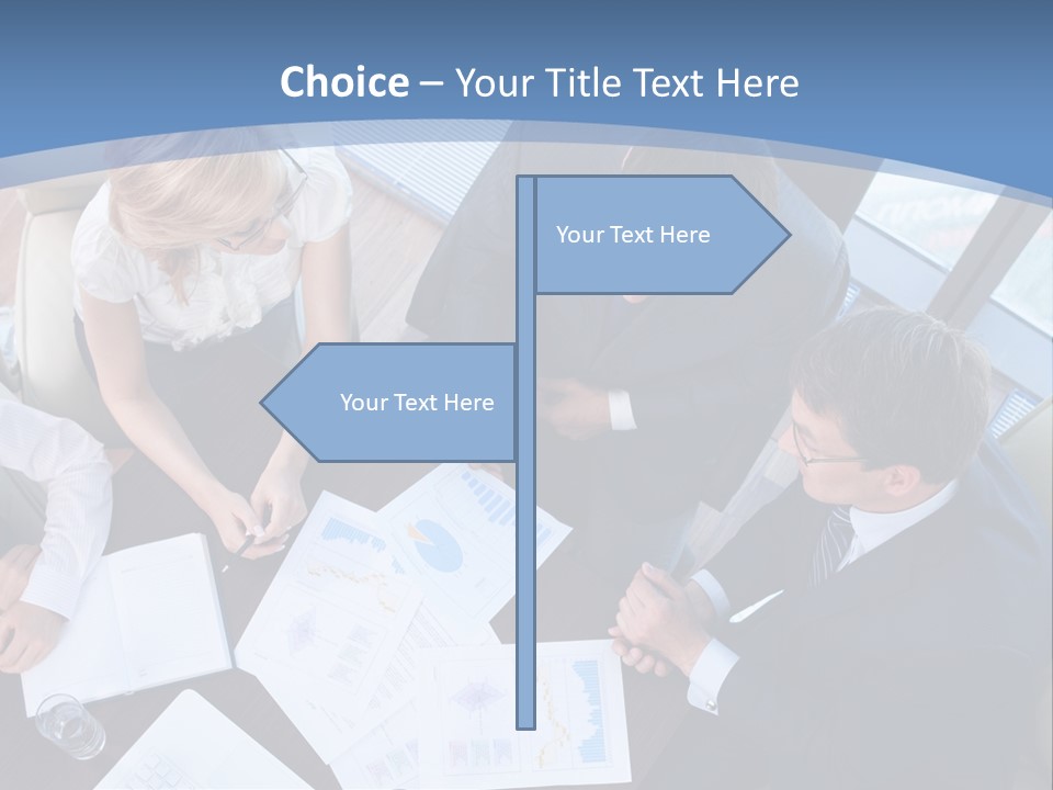 Person Financial Teamwork PowerPoint Template