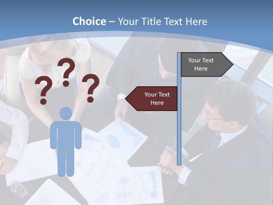 Person Financial Teamwork PowerPoint Template