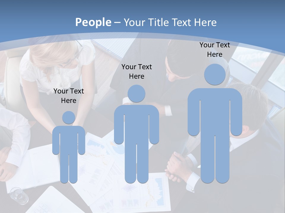 Person Financial Teamwork PowerPoint Template