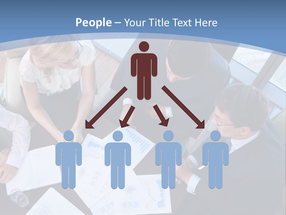 Person Financial Teamwork PowerPoint Template