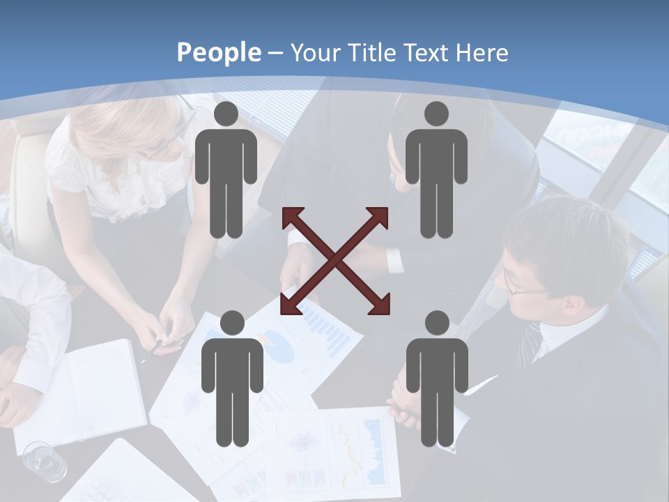Person Financial Teamwork PowerPoint Template