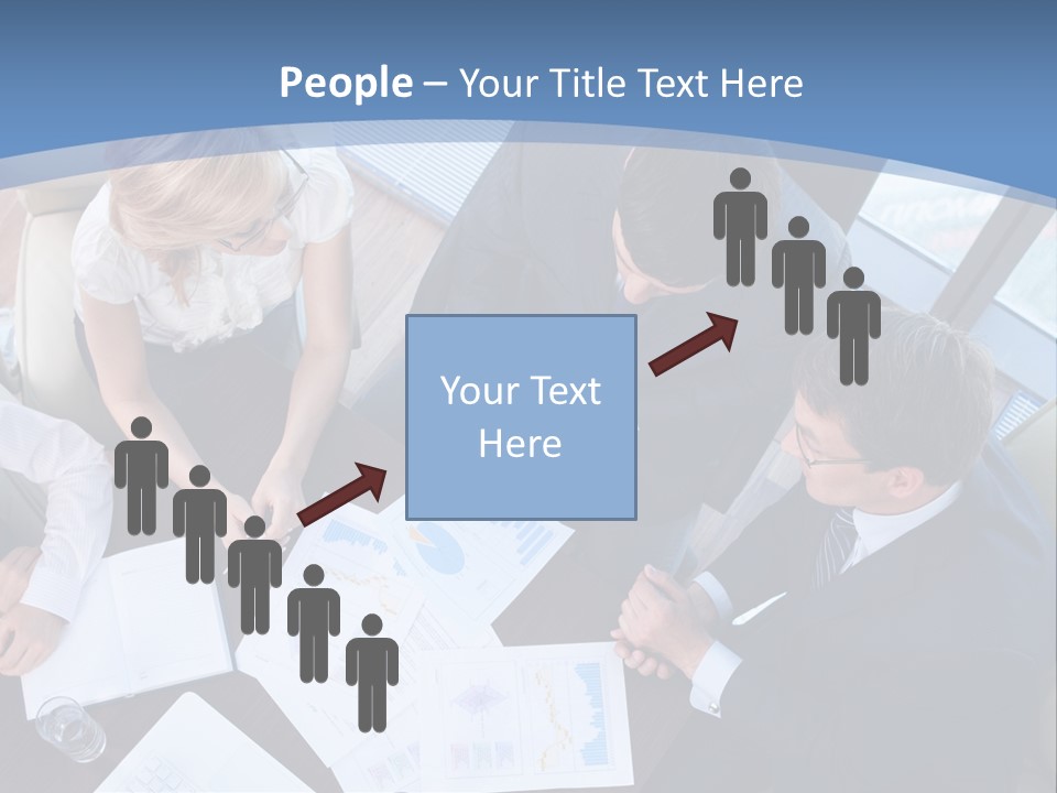 Person Financial Teamwork PowerPoint Template